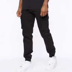 Crosshatch Frentons Cargos in Black