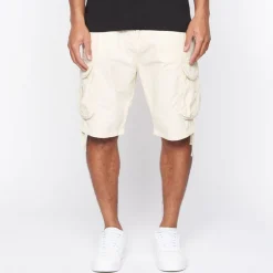 Crosshatch Jamstar Cargo Shorts in Stone