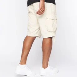 Crosshatch Jamstar Cargo Shorts in Stone