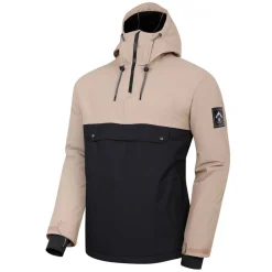 Dare 2b Freeride Overhead Waterproof Ski Jacket in Cream Black