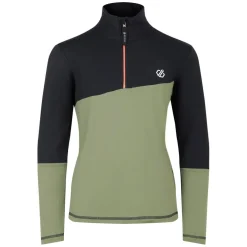 Dare 2b Juniors Formate III Core Stretch Midlayer in black green