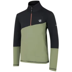 Dare 2b Juniors Formate III Core Stretch Midlayer in black green