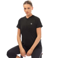 Dare 2b Outdare III Reflective Cycling Jersey in Black