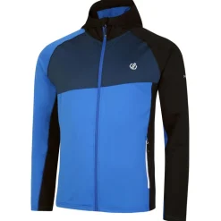 Dare 2b Touring Stretch Hooded Midlayer in Black Grey