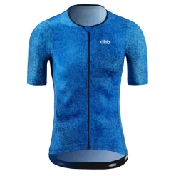 Dhb Mens Hydron Short Sleeve Tri Top in Blue