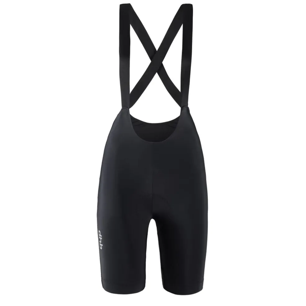 Dhb Womens Moda Classic Bib Shorts in Black