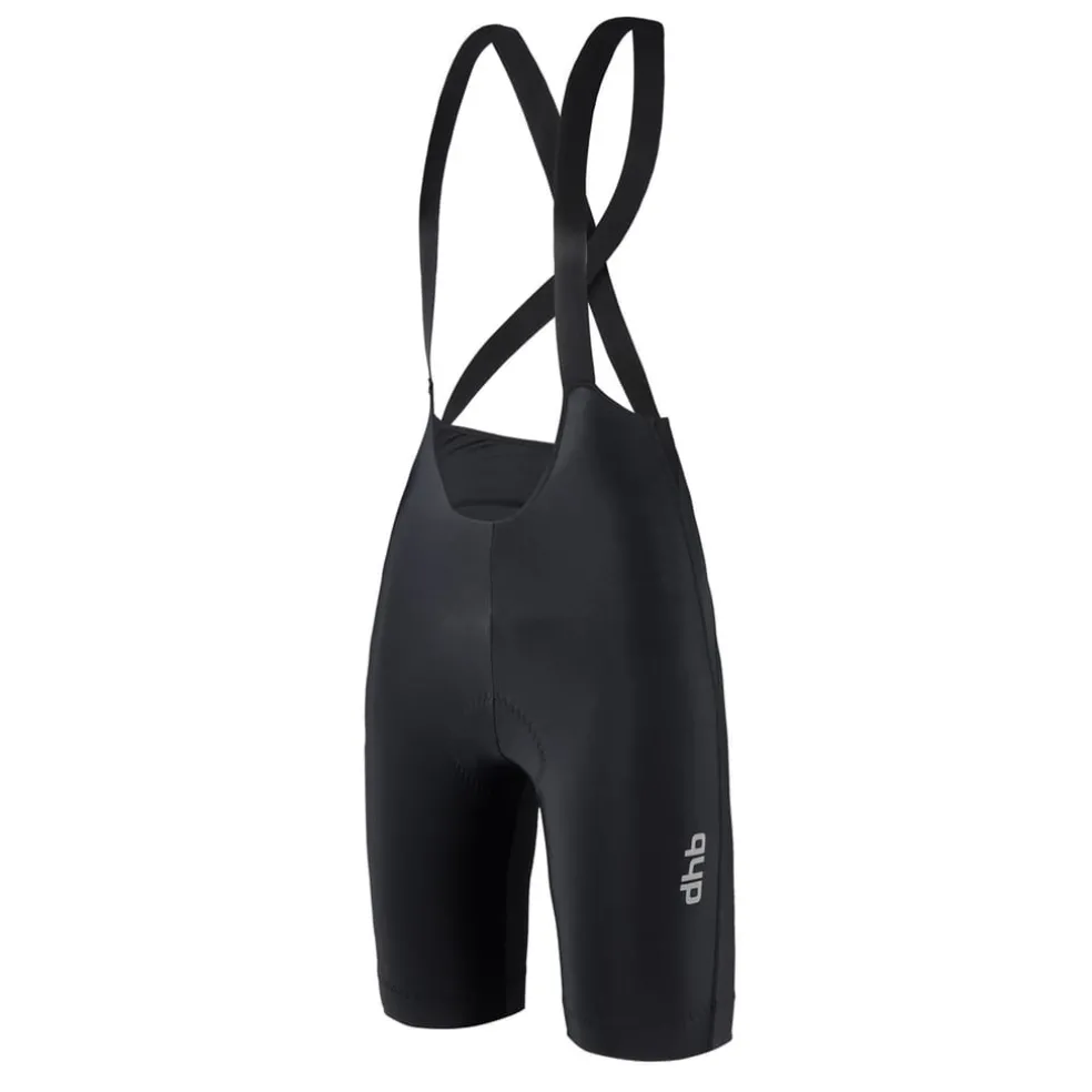 Dhb Womens Moda Classic Bib Shorts in Black