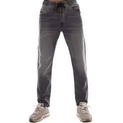 Diesel 2030 D-Krooley Sweat Jeans in Black Grey