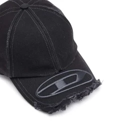 Diesel C-Jarl Cap in Black Grey