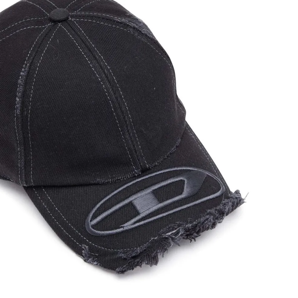 Diesel C-Jarl Cap in Black Grey