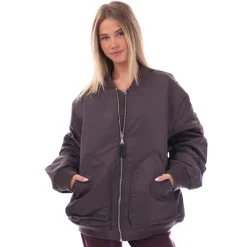 Diesel J-Mattan Reversible Bomber Jacket in Grey