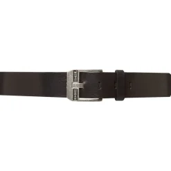 Diesel Leather Belt in Black