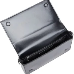 Diesel Lettering Cross Body with Detachable Strap in Black