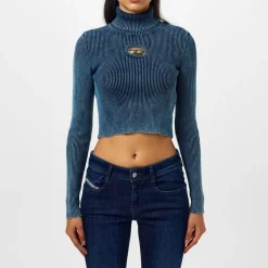 Diesel M Anchor A Ribbed Top in Blue
