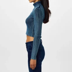 Diesel M Anchor A Ribbed Top in Blue