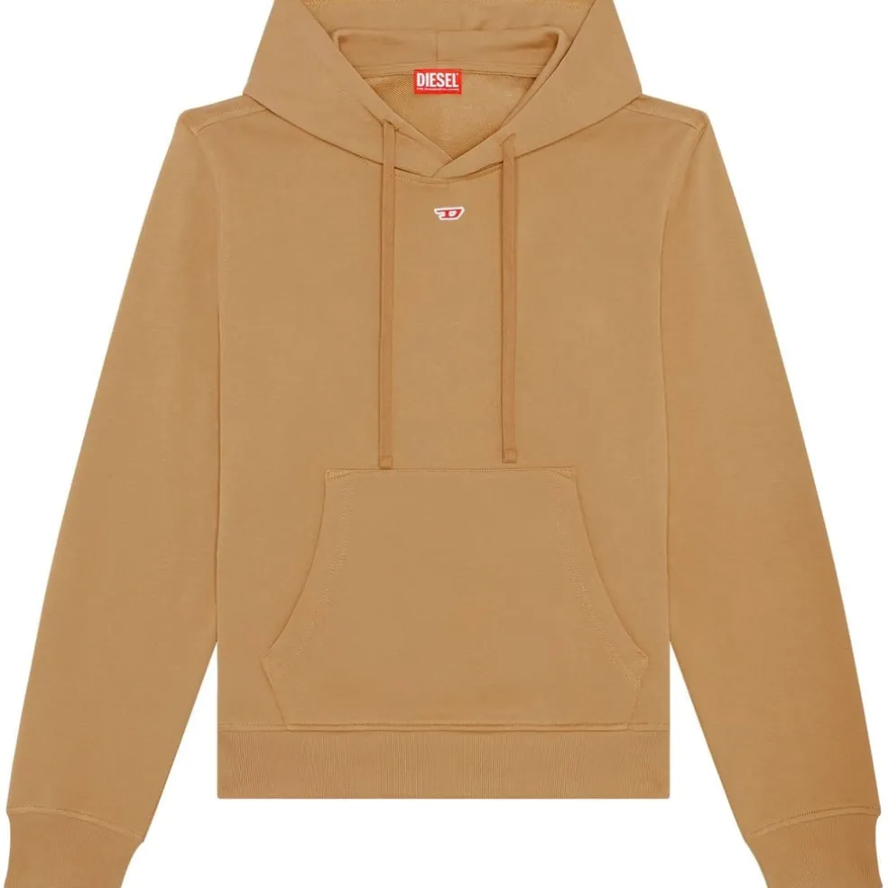 Diesel Mid Hoodie in Beige