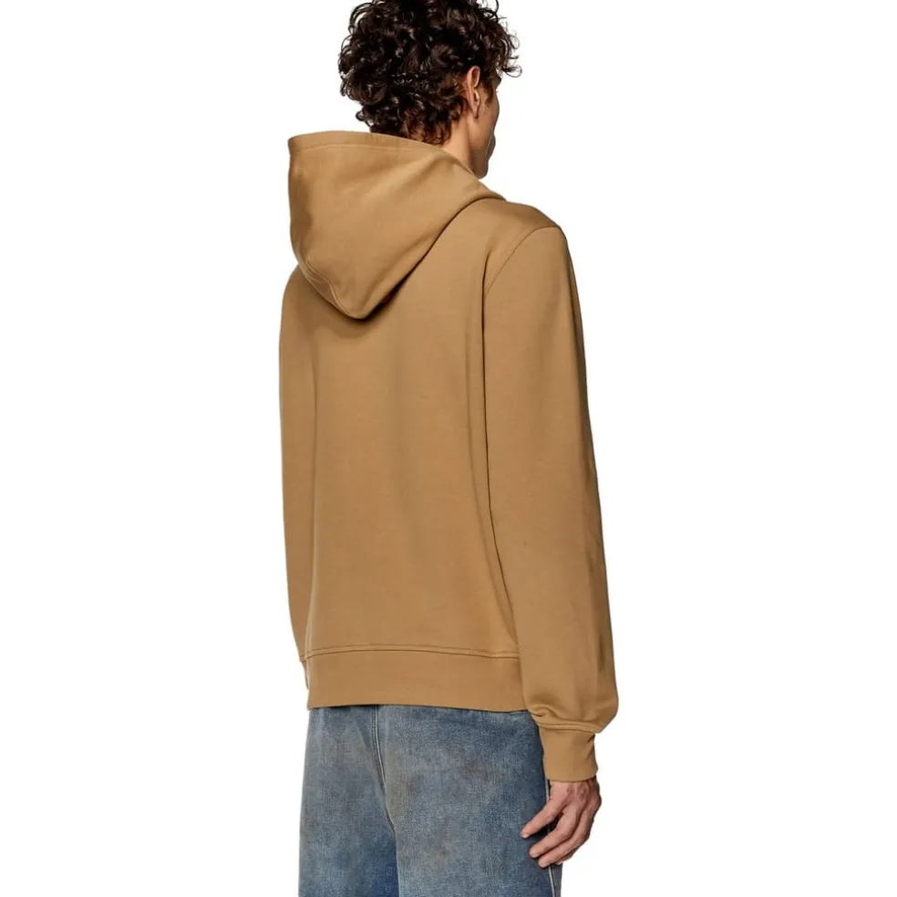 Diesel Mid Hoodie in Beige