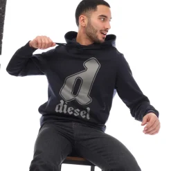 Diesel S-Ginnout 13-A Hoodie in Navy
