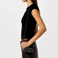 Diesel T Angie Oval D T-Shirt in Black