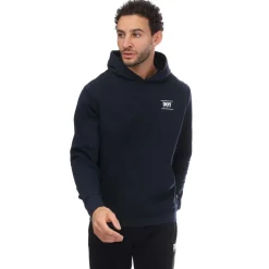 DKNY Printed Logo Blackwater Hoodie in Navy