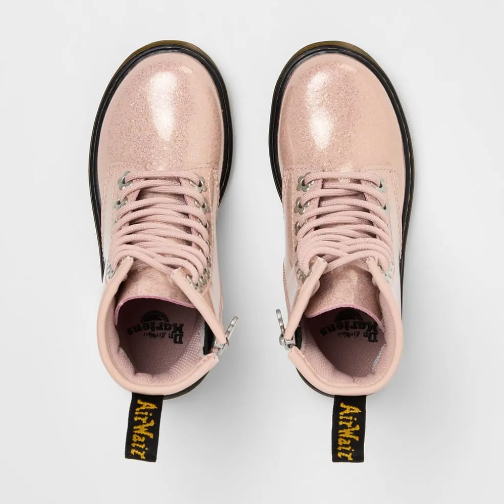 Dr Martens 1460 Glitter Boots Juniors in Pink