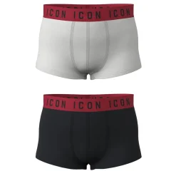 DSquared2 2 Pack Icon Lettering Boxer Brief in White