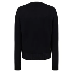 DSquared2 Bear Logo Knitted Jumper in Black
