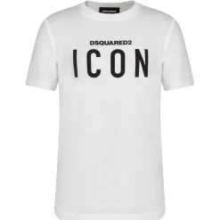 DSquared2 Childrens Icon T-Shirt in White