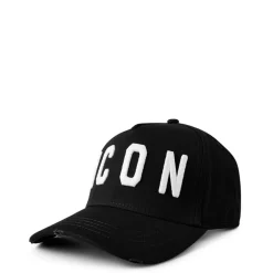 DSquared2 Icon Baseball Cap in Black