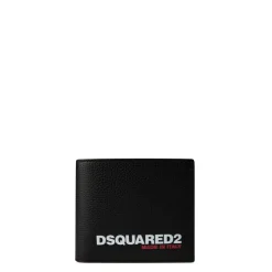 DSquared2 Logo Billfold Wallet in Black