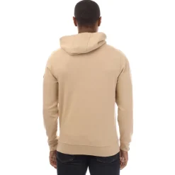 Duck and Cover Hanning Graphic Hoodie in Stone