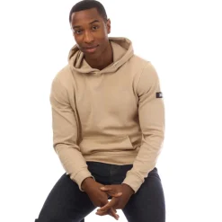 Duck and Cover Hanning Graphic Hoodie in Stone