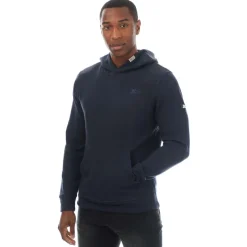 Duck and Cover Hanning Graphic Hoodie in Navy