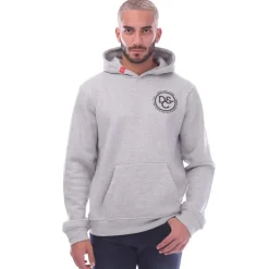 Duck and Cover Mackson Graphic Hoodie in Grey Marl