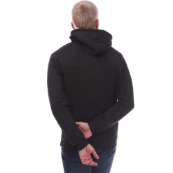 Duck and Cover Mackson Graphic Hoodie in Black