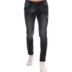 Duck and Cover Maylead Slim-Fit Jeans in Black