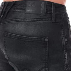 Duck and Cover Maylead Slim-Fit Jeans in Black