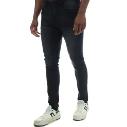 Duck and Cover Overburg Tapered-Fit Jeans in Black