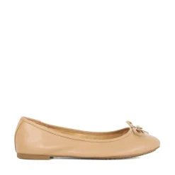 Dune London Ballet Pumps in Brown