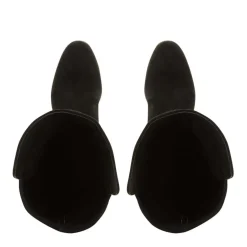 Dune London Flat Knee High Boots in Black