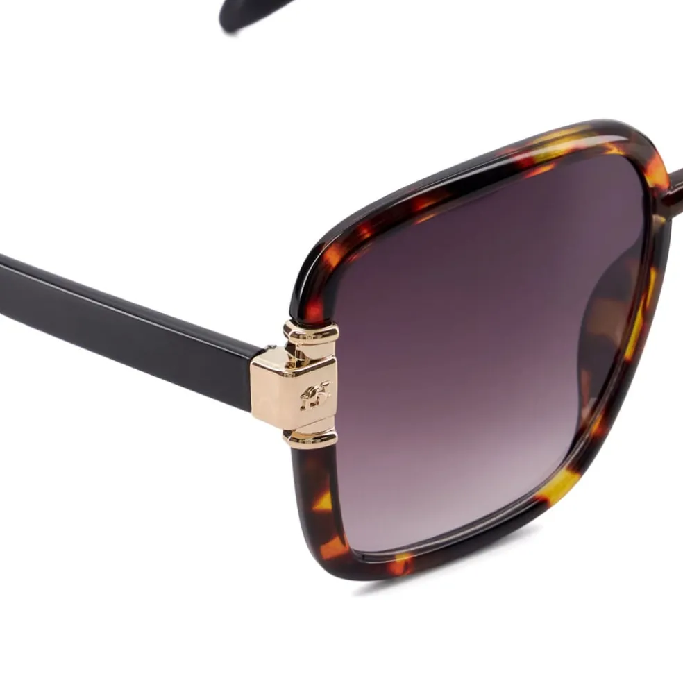 Dune London Gabby Oversized Oversized Sunglasses in Tortoiseshell
