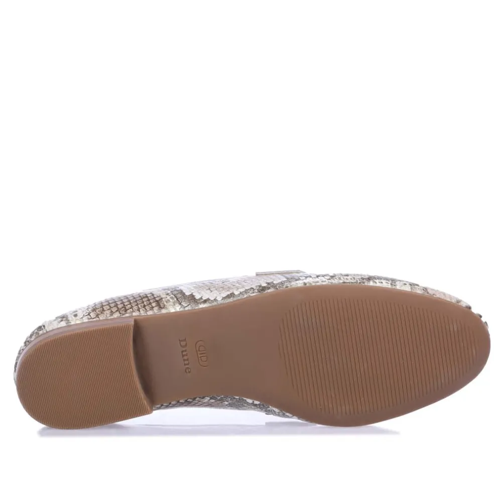 Dune London Georgiee Loafers in Metallic