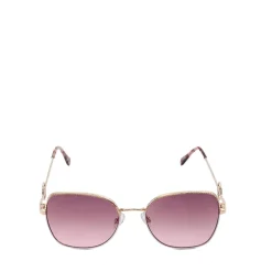 Dune London Gilded Metal Frame Sunglasses in Gold