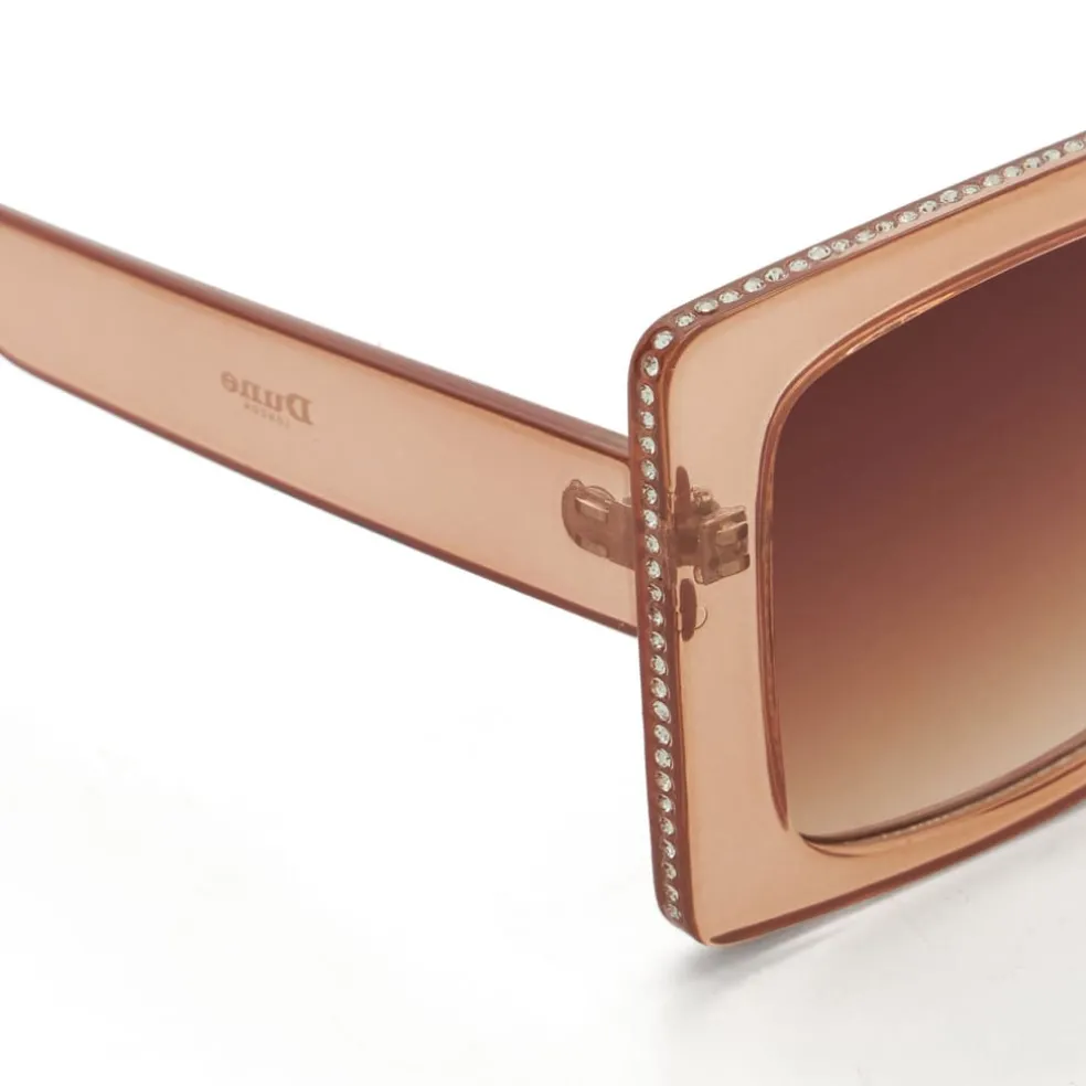 Dune London Glitzy Diamante Frame Sunglasses in Pink
