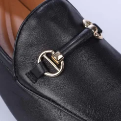 Dune London Grandeur Loafers in Black