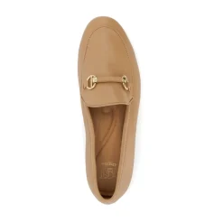 Dune London Grandeur Penny Venetian Loafers in Beige