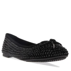 Dune London Hale Bow Detail Ballet Pumps in Black