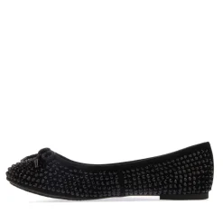 Dune London Hale Bow Detail Ballet Pumps in Black