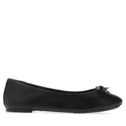 Dune London Harpington Charm Ballerina Flats in Black