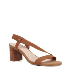 Dune London Heeled Sandals in Brown